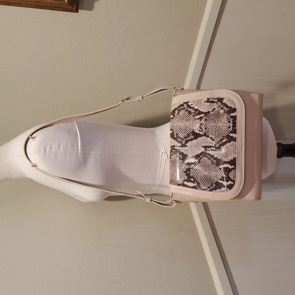 Like New Harper Lawrencr Python Print Shoulder Bag - image 2